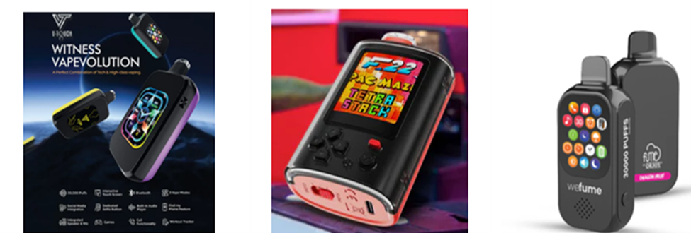 Examples of Chinese vapes