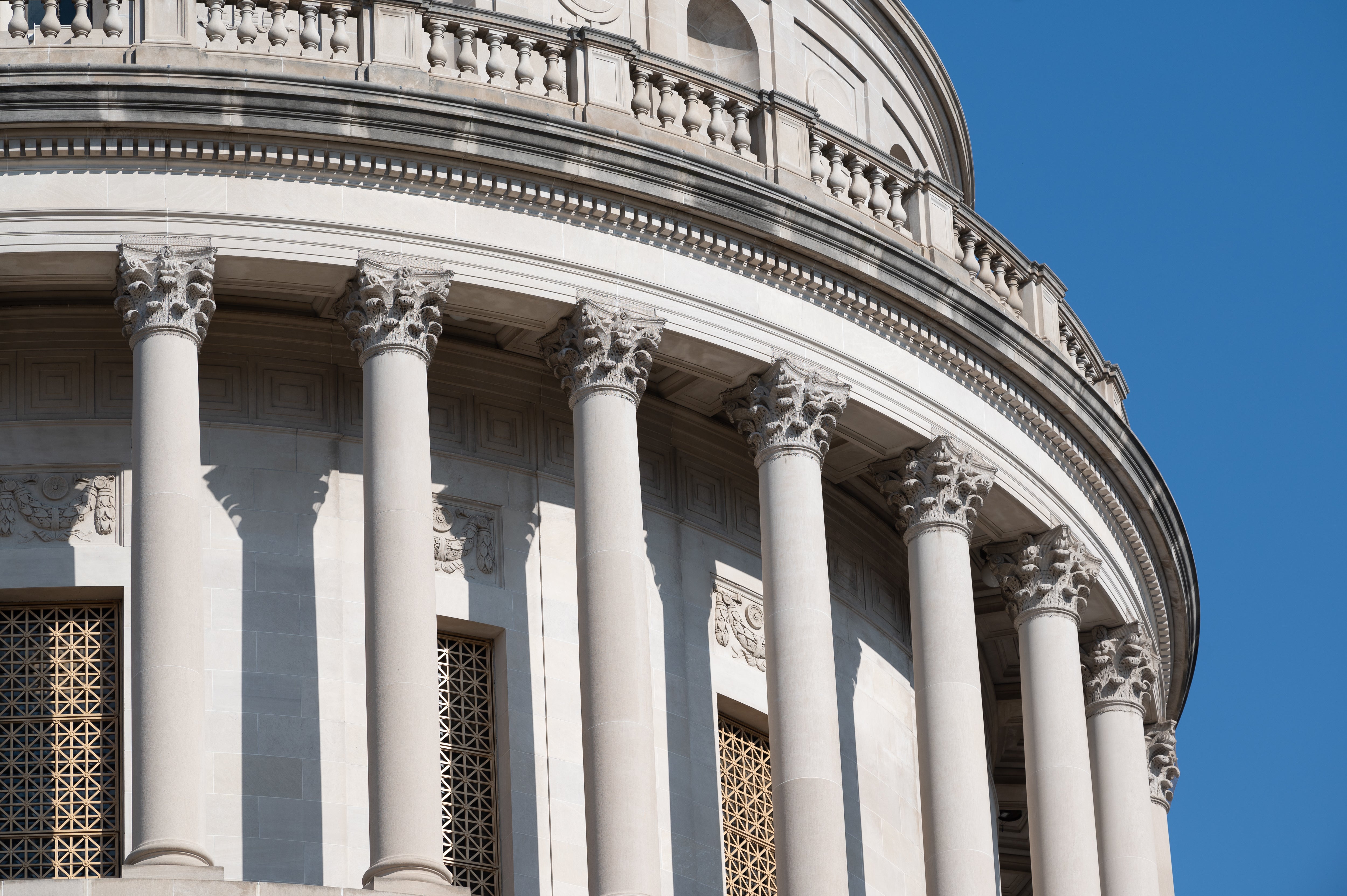 West Virginia State capitol dome