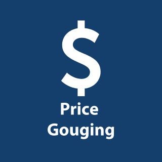 Price Gouging with Dollar Sign