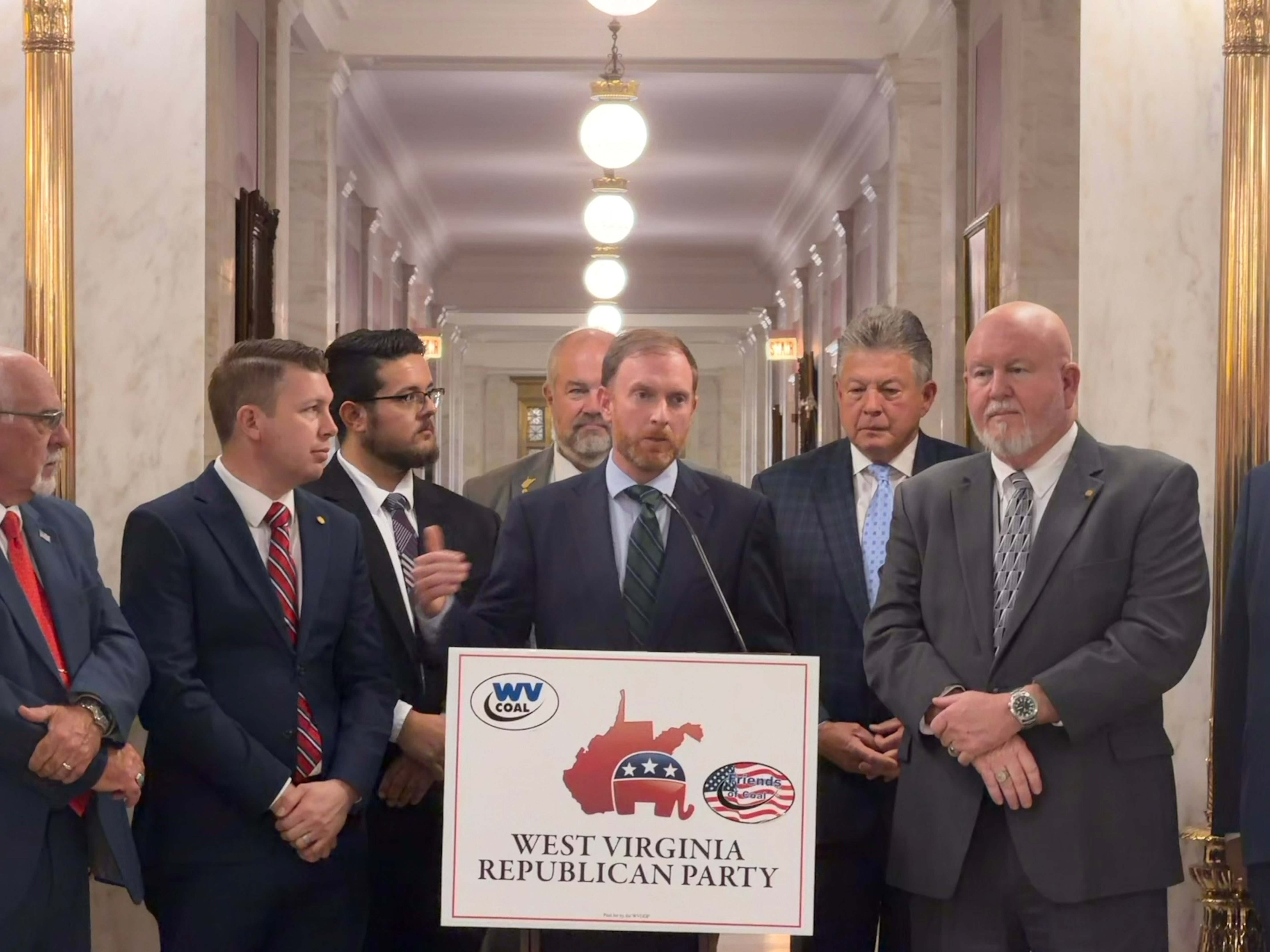 The Attorney General Speaking at the Capitol