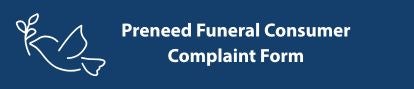 Preneed Funeral Complaint Form